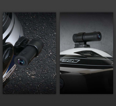 Transcend 64GB Drive Pro 20 Motorcycle Dashcam, 1080P Full HD, Built-in Wi-Fi Transcend 64GB Drive Pro 20 Motorcycle Dashcam, 1080P Full HD, Built-in Wi-Fi